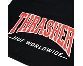Triko HUF × Thrasher High Point T-Shirt Black