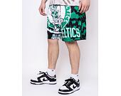 Kraťasy Mitchell & Ness Jumbotron 2.0 Sublimated Shorts Boston Celtics Black / Green