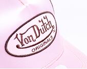 Kšiltovka Von Dutch Cary Trucker Satin Lt.Pink/Brown