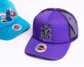 Kšiltovka Mitchell & Ness Keep On Truckin Trucker Hwc Milwaukee Bucks Dark Purple
