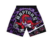 Kraťasy Mitchell & Ness NBA Jumbotron 2.0 Shorts Toronto Raptors Black / Purple