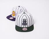 Kšiltovka Mitchell & Ness NBA Retro Pinstripe Snapback Hwc Milwaukee Bucks White