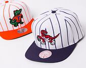 Kšiltovka Mitchell & Ness NBA Retro Pinstripe Snapback Hwc Toronto Raptors White