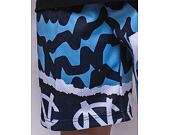 Kraťasy Mitchell & Ness NCAA Jumbotron 2.0 Shorts University Of North Carolina Navy / Light Blue