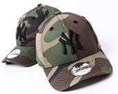 Dětská Kšiltovka New Era - MLB The League 9FORTY - NY Yankees - Woodland Camo