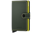 Peněženka Miniwallet Secrid Matte Green & Lime