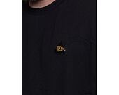 Triko New Era Rubber Patch Oversized Tee Black / Yellow