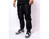 Tepláky New Era Cargo Track Pants Black/Yellow