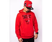 Mikina New Era NBA Foil Print Hoody Chicago Bulls Red/Black