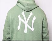 Mikina New Era MLB League Essential Back Print Hoody New York Yankees Jade Green/White
