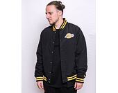 Bunda New Era NBA Team Logo Bomber Jacket Los Angeles Lakers Black / Purple