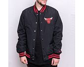 Bunda New Era NBA Team Logo Bomber Jacket Chicago Bulls Black / Red