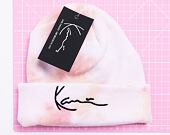 Kulich Karl Kani Signature Tie Dye Beanie dusty pink