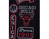 Triko New Era NBA Neon Graphic Tee Chicago Bulls Black