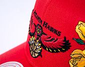Kšiltovka Mitchell & Ness Secondary Roses Pro Snapback Hwc Atlanta Hawks Red