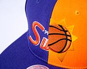 Kšiltovka Mitchell & Ness Split Crown Snapback Phoenix Suns Purple