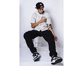 Baseballový dres New Era Pinstripe Jersey Off White / Brown