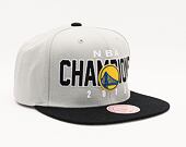 Kšiltovka Mitchell & Ness Nba Champs Snapback Hwc Golden State Warriors Grey / Black