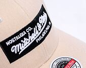 Kšiltovka Mitchell & Ness Box Logo Classic Snapback Branded Khaki