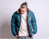 Bunda Karl Kani Retro Reversible Corduroy Flower Puffer Jacket Multicolor