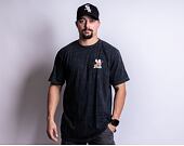 Triko Rip & Dip Power Tee Black Mineral Wash