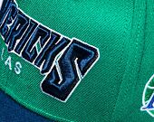Kšiltovka Mitchell & Ness SHREDDER STRETCH SNAPBACK HWC Dallas Mavericks Green