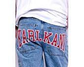 Kalhoty Karl Kani Retro Patched Baggy Denim vintage mid blue
