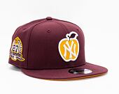 Kšiltovka New Era 9FIFTY MLB Apple New York Yankees Maroon