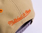 Kšiltovka Mitchell & Ness CLASSIC CANVAS SNAPBACK New York Knicks Tan