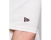 Triko New Era Oversized Back Print Graphic Tee Off White/Maroon