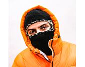 Custom made pletená Balaclava kukla - Black / Cream Storm