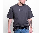 Triko Karl Kani Small Signature Essential Tee dark grey