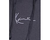 Mikina Karl Kani Small Signature Essential Zip Hoodie dark grey