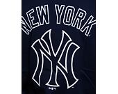 Triko New Era Heritage Back Print Oversized Tee New York Yankees Oceanside Blue / Off White