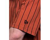 Triko New Era Pinstripe Oversized Tee Redwood / Black