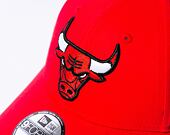 Kšiltovka New Era 9FORTY NBA Team Side Patch Chicago Bulls Red