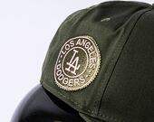 Kšiltovka New Era 9FIFTY MLB Side Patch Los Angeles Dodgers New Olive / Dirty Rose