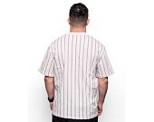 Triko Karl Kani Small Signature Pinstripe Tee light sand/black