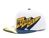 Kšiltovka Mitchell & Ness FAST TIMES SNAPBACK HWC GOLDEN STATE WARRIORS White