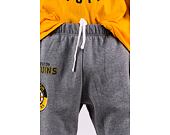 Tepláky Mitchell & Ness NHL M&N CITY COLLECTION FLEECE PANT BRUINS Grey Heather