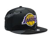 Dětská kšiltovka New Era 9FIFTY Kids NBA Y Team Camo Los Angeles Lakers Midnite Camo