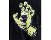 Triko Santa Cruz Rigid Screaming Hand T-Shirt Black Acid Wash