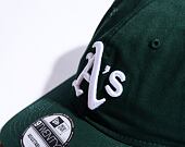 Kšiltovka New Era 9TWENTY MLB League Essential  Oakland Athletics Dark Green / White