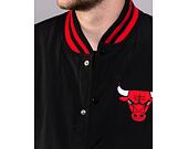 Bunda New Era Script Bomber Chicago Bulls Black / Red
