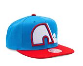 Kšiltovka Mitchell & Ness NHL Team 2 Tone 2.0 Snapback Quebec Nordiques Royal / Red