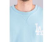 Mikina New Era MLB Heritage Crew Los Angeles Dodgers Pastel Blue / White