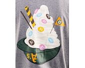 Triko New Era MLB Icecream Oversized Tee Oakland Athletics Heather Grey / Dark Green