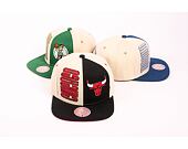 Kšiltovka Mitchell & Ness NBA Pop Panel Snapback Chicago Bulls Off White / Black