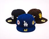 Kšiltovka New Era 59FIFTY MLB Coops Multi Patch Los Angeles Dodgers Team Color / White