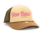 Kšiltovka Von Dutch Trucker Lund Foam Beige/Brown